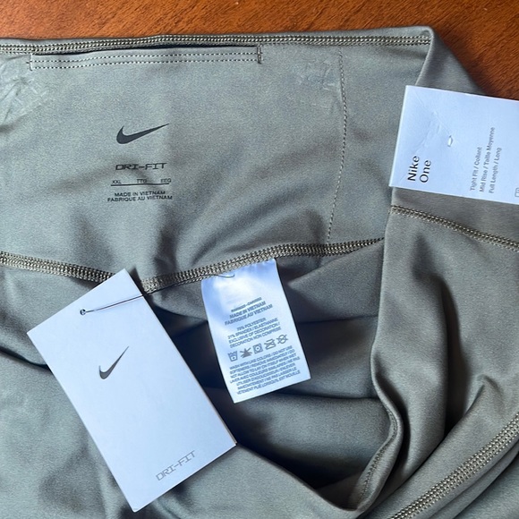 Nike, One Dri-Fit mid rise, Full length , Olive XXL - Picture 3 of 3